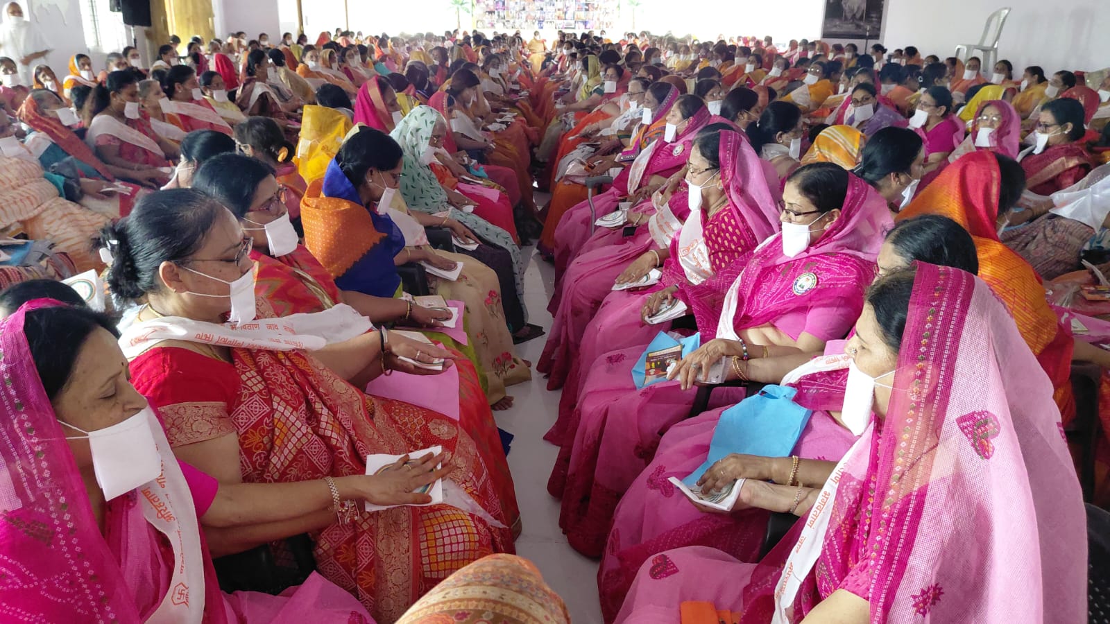 A unique Namoththunam Chanting held in the city brings together 1,008 Jain women